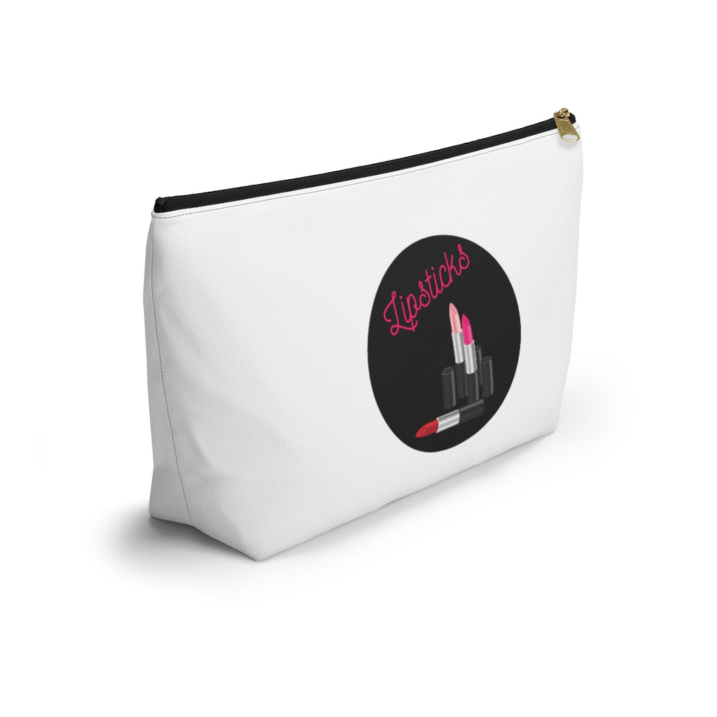 Lipsticks Accessory Pouch w/ T-bottom