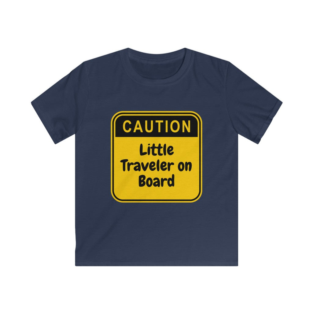 Caution Kids Softstyle T-Shirt