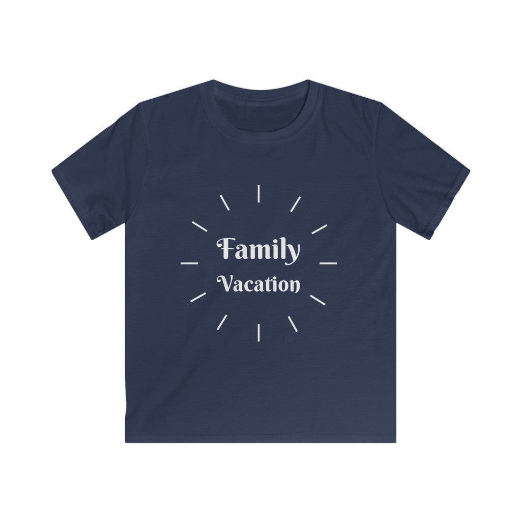 Family Vacation Kids Softstyle T-Shirt