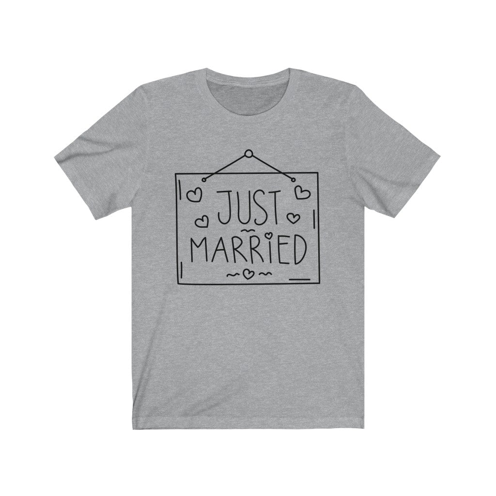 Just Married Unisex Jersey Short Sleeve T-Shirt