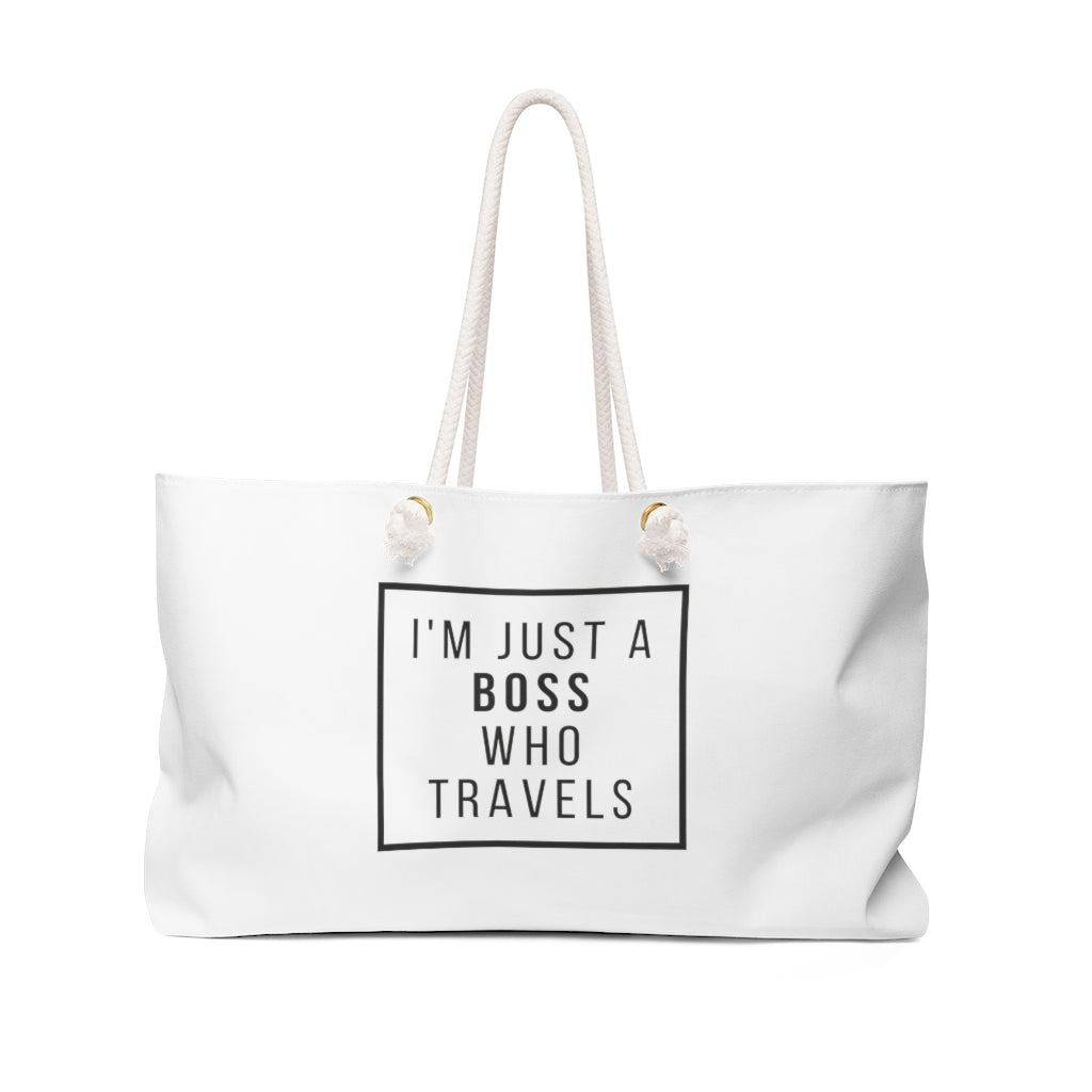 Boss Who Travels Weekender Bag