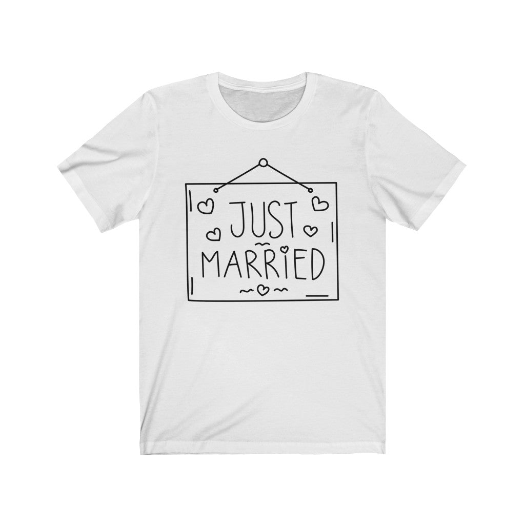 Just Married Unisex Jersey Short Sleeve T-Shirt